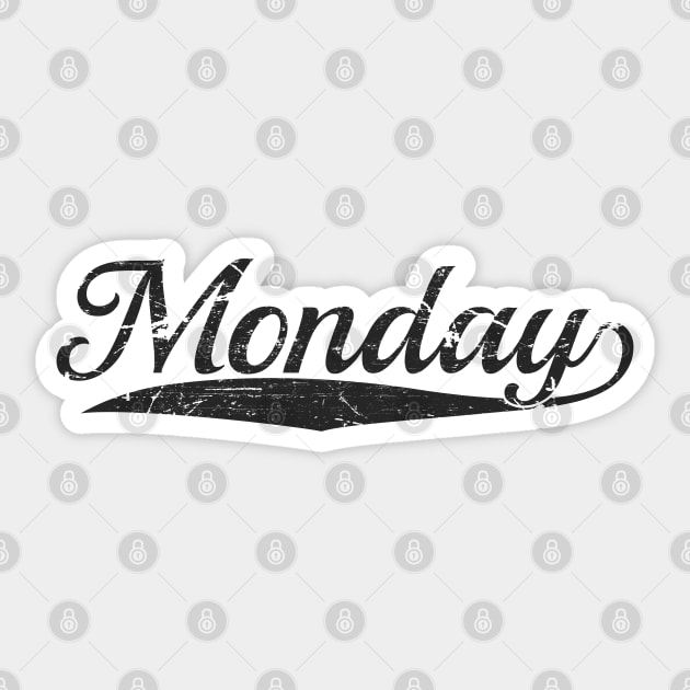 Monday Sticker by thejamestaylor